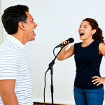 보컬트레이너 과외업무 - Vocal Warm-up**

"A fully clothed, professional-looking music teacher guiding a student through voca...