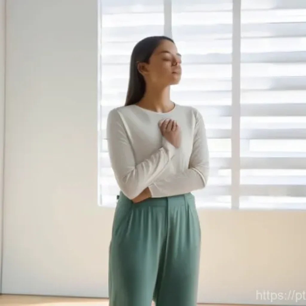 보컬트레이너의 중요한 기술 - **Prompt for Diaphragmatic Breathing:**
    "A female singer, 30s, stands in a brightly lit, modern ...