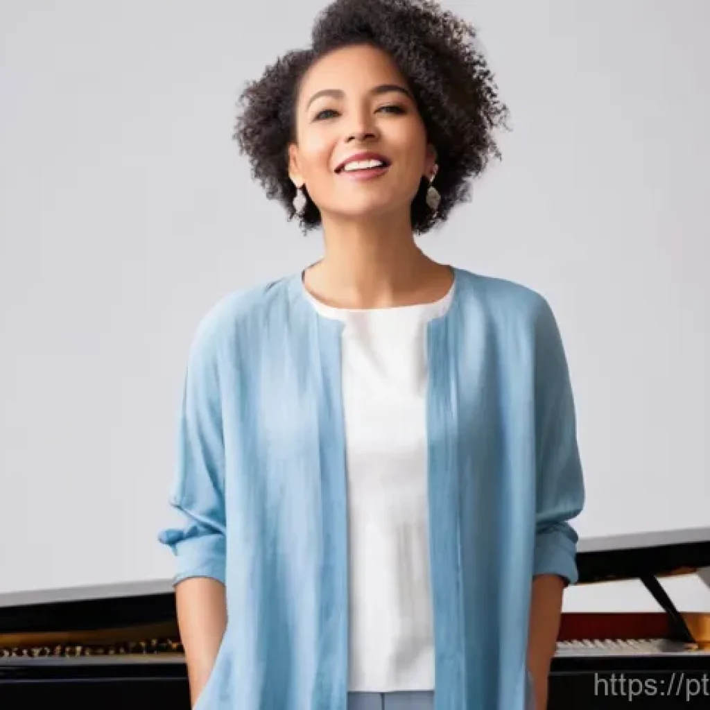 보컬트레이너 스타일링 팁 - **Prompt: Professional Singing Teacher in a Comfortable Studio Setting**
    A female singing teache...